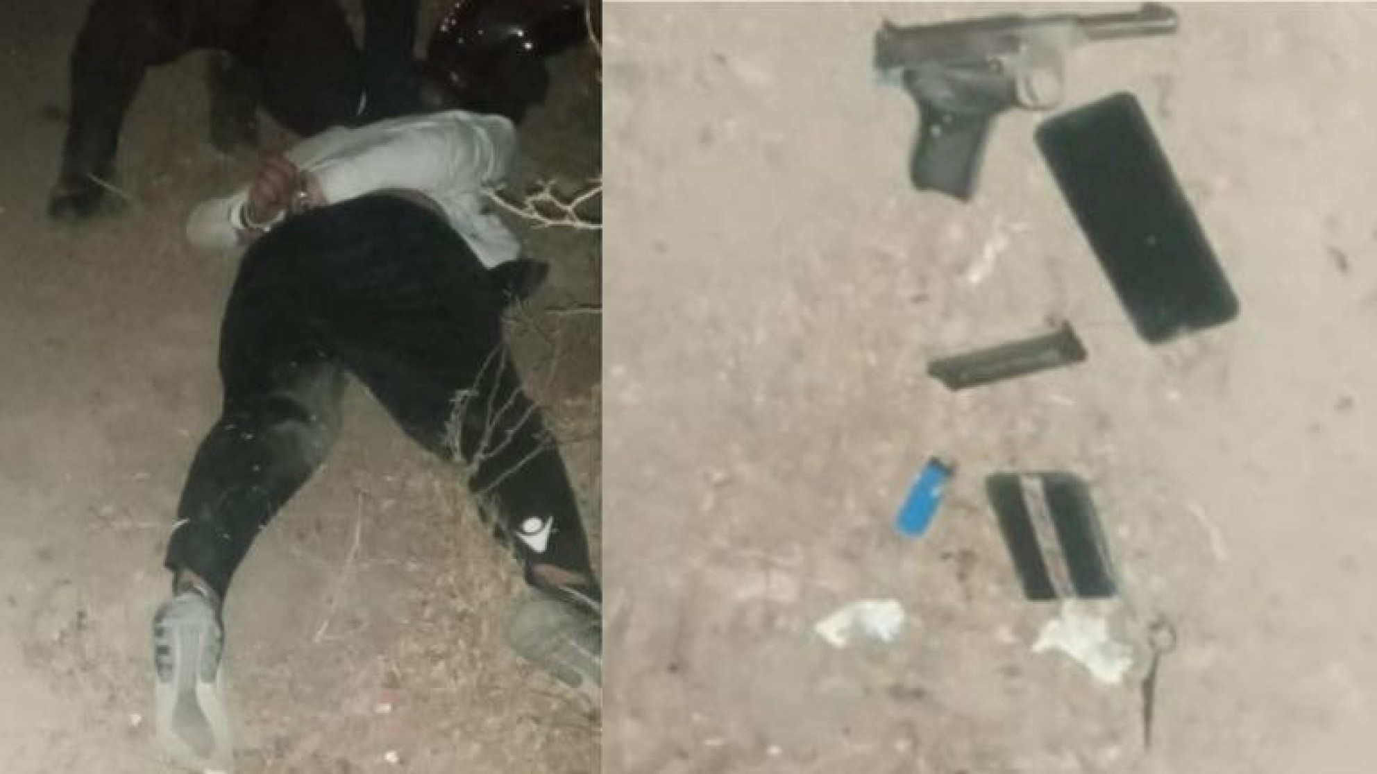 En Guaymallén un hombre fue detenido por circular con un arma de fuego